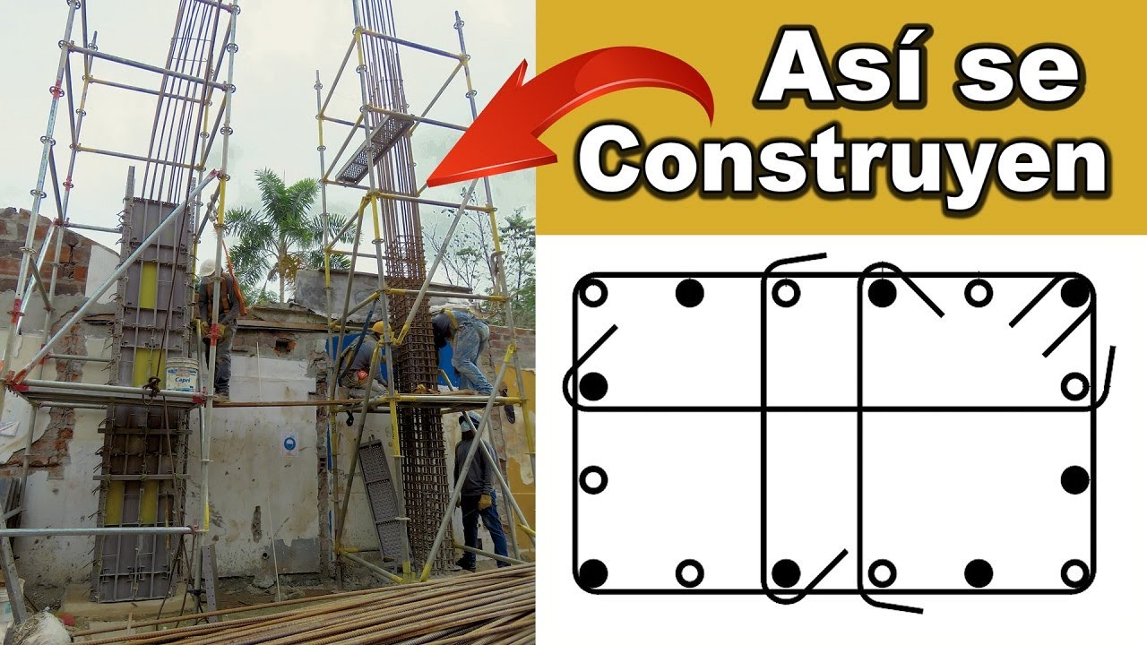 COLUMNAS De CONCRETO ARMADO Paso A Paso - YouTube