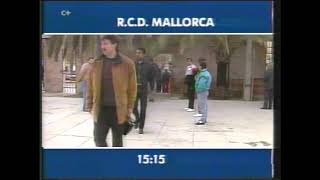 Inicio retransmisión del primer partido del Canal+ en Luis Sitjar, R.Mallorca - A.Madrid 90- 91