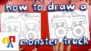 How To Draw A Monster Truck