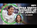 Sophia Smith showed up for USWNT vs. Germany - Ali Krieger on game-winning goal | ESPN FC