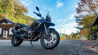 Vストローム800　レンタル、インプレ　無印800をVスト650と比較しています。
