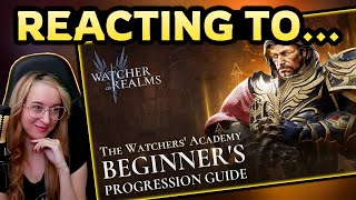 IVY REACTS to Beginner's Progression Guide ✤ Watcher of Realms