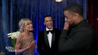 Kelly & Mark Backstage at the Oscars