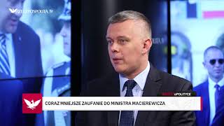 #RZECZoPOLITYCE: Tomasz Siemoniak - Coraz mniejsze zaufanie do ministra Macierewicza