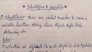 Identifier and variables || simple definitions and explanation with examples || Edu Stairs ||