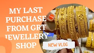 GRT chit scheme Gold bangle purchase |With price details|சேதாரம் calculation |#moneysavingtips  #grt