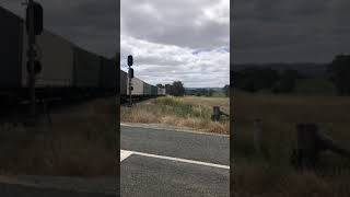 TRAINS AM22 Pacific National 4MP7 on it’s way after being rescued by G537 \u0026 NR110 at Mt Barker Junc.