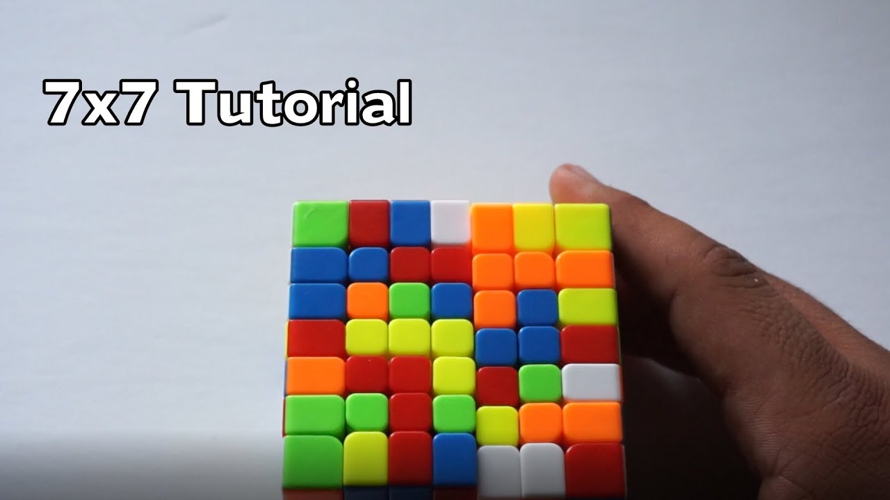 How To Solve A 7x7 Rubik S Cube Youtube