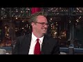 Matthew Perry's Final Late Show Appearance  Letterman