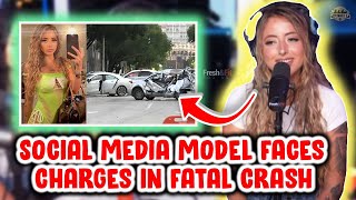 Fresh And Fit Guest Maecee Marie Lathers blames party drugs \u0026 time travel for fatal crash  in Miami