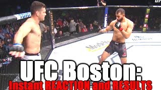 UFC Boston (Dominick Reyes vs Chris Weidman): Reaction and Results