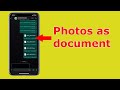 How to Send Multiple Photos in Document Format in iOS (iPhone)