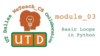 Module 3: Basic Loops in Python