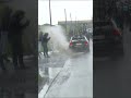 Fan Gets Soaked By Team Car! #Shorts