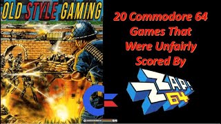 20 Commodore 64 Games That Were Unfairly Scored Low In Zzap!64