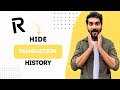 How to Hide Revolut Transaction History (Best Method)