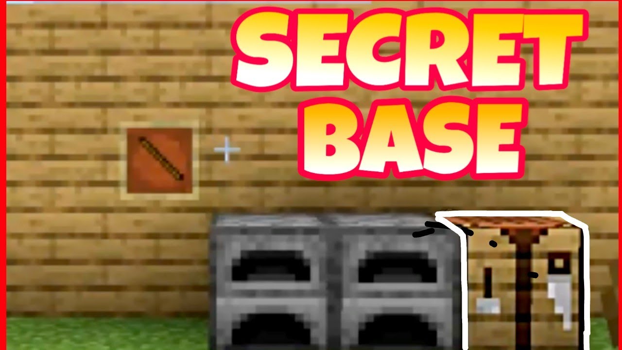 HOW TO MAKE SECRET BASE IN MINECRAFT(EASY)1.15 2020 - YouTube