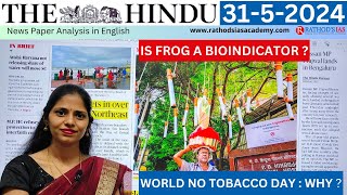 31-5-2024 | "Hindu Analysis: Rathod's IAS Academy - Insights & Perspectives"| Daily current affairs