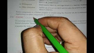 Class -11 Chapter-7 Python fundamental Part-1 Python character sets, tokens,keywords,Identifiers