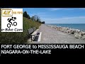 ⁴ᴷ⁶⁰ Waterfront Trail Bike Cam: Fort George to Mississauga Beach, Niagara-on-the-Lake