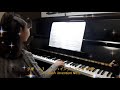 ９歳　小３　バッハ インヴェンション2番 j.s.bach invention no.2