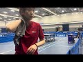 part 1 2024 nctta women s singles round of 16 jie lu v.s. jiaqin lin