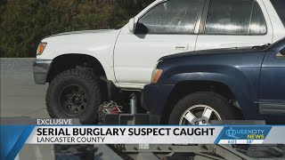 S.C. burglar connected to 10 incidents in Lancaster County arrested