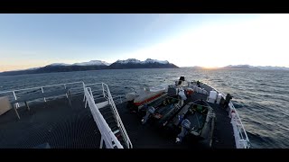 360 video - Cruising Aboard the MV Vestland Explorer