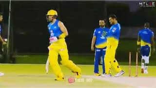CSK Last Practice Session | Csk Army Last Practice Session Latest | Ms Dhoni Back In His Ophen Style