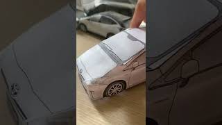 Papercraft toyota prius a