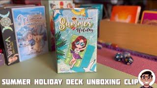 Summer ☀️ Holiday Tarot Unboxing Clip 🎬 Deckstiny Thailand 🇹🇭 @soulofleotarot777