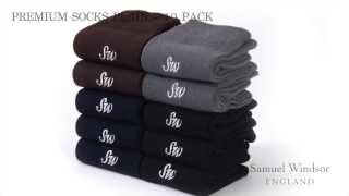 Premium Socks Plain - 10 pack