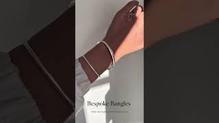 Custom Silver Bangles | Personalised Silver Bangles | Sterling Silver Bangles South Africa