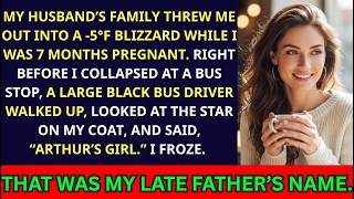 My Husband Kicked Me Out Into A -5°F Blizzard At 7 Months Pregnant — Then A Huge Black Bus Driver...