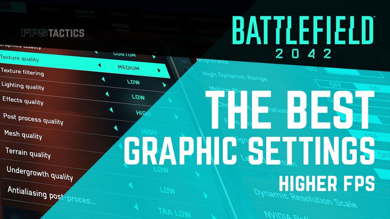 Best Graphic Settings For Battlefield 2042 Beta + Higher FPS + Optimal ...