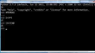 Python 2.7 and Math - Part 1