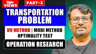 Transportation Problem | UV Method | MODI Method | Optimality Test