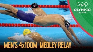 Michael Phelps Last Olympic Race - Swimming Men's 4x100m Medley Relay Final | Ri