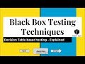 Black Box Testing - Decision Table Testing Explained