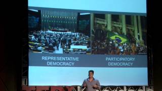 E-democracy and building the Open Parliament | Cristiano Ferri | TEDxLiberdade