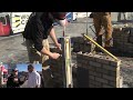 natural thin stone installation demonstration