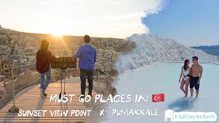 ✨🚩【 土耳其必去景點 • 日落山丘 \u0026 白白☁️棉花堡 】The best in Turkey! 🔥Most popular Sunrise x Sunset places x PUMAKKLAE!