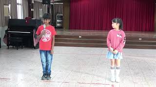 111學年度新北市私立育才雙語小學晨間表演 -4紅 part 01開場