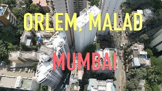 Orlem Malad, Mumbai - Aerial view 4K