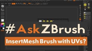 #AskZBrush: “How can I create an InsertMesh Brush that contains UV coordinates?”