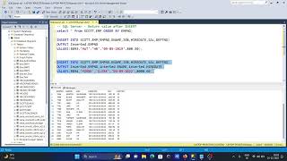 SQL Server - Return value after INSERT