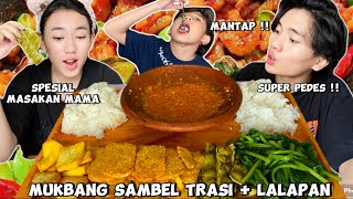 PRANK MASAKAN CICI GAENAK ?? BEGINI RESPONNYA | MUKBANG SAMBEL TRASI + LALAPAN MANTAP POLL!!!