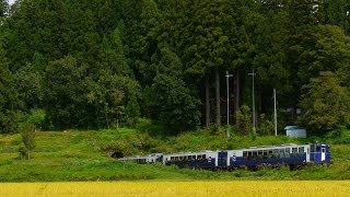 2015.9.21 快速越乃Shu＊Kura 飯山線越後岩沢~下条間通過