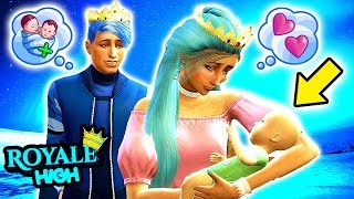 Princess Aqua Prince Fires Baby Is Here The Sims 4 - the school nerd was exposed for being a princess undercover a roblox royale high story