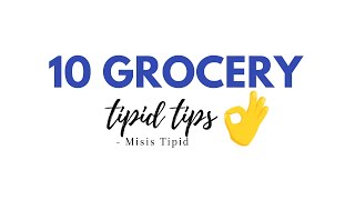 10 Grocery Tipid Tips